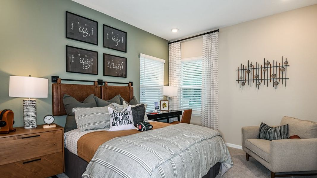 Furnished interior view inside a new home in Headwaters at Lofton Creek, Yulee (Image 32).