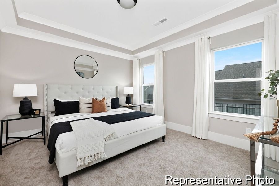 Furnished interior view inside a new home in Edgewater - The Cottages, Lancaster (Image 8).