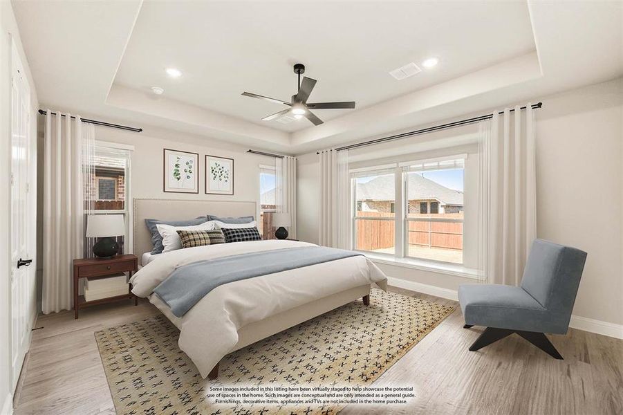 Furnished interior view inside a new home in Timberbrook, Justin (Image 12).