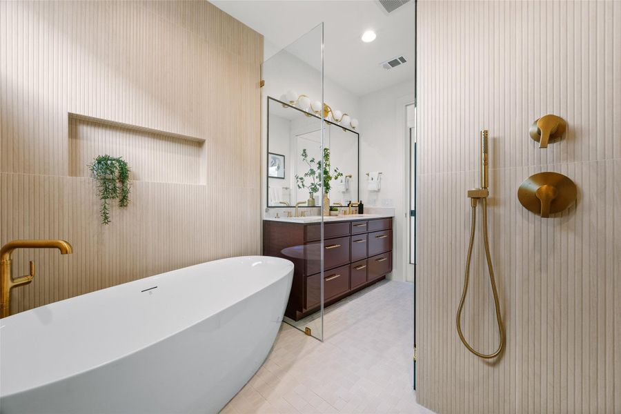 Furnished interior view inside a new home in , Austin (Image 27).