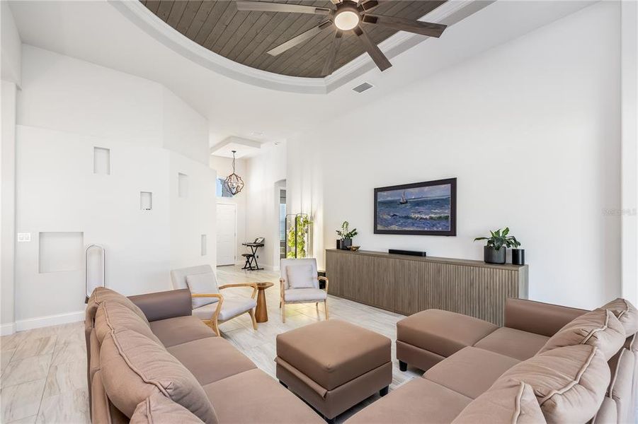 Furnished interior view inside a new home in Marina Del Palma, Palm Coast (Image 10).