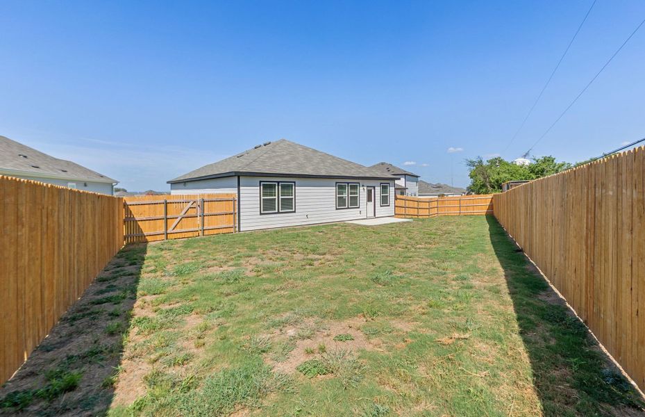 Exterior details and patio area of a home in Skyview, Belton (Image 30). Exterior details and patio area of a home in Skyview, Belton (Image 30).
