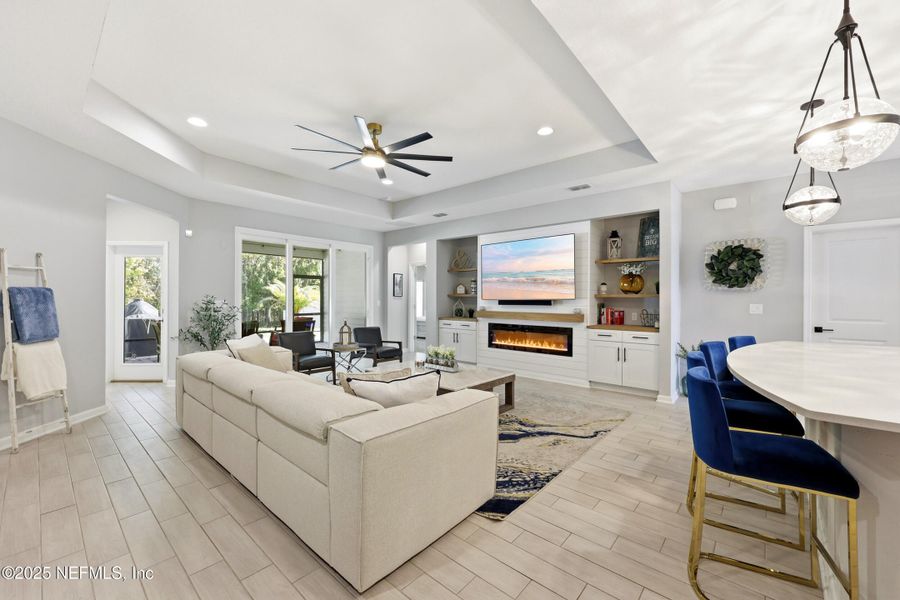 Furnished interior view inside a new home in Silver Landing at SilverLeaf, St. Augustine (Image 35).