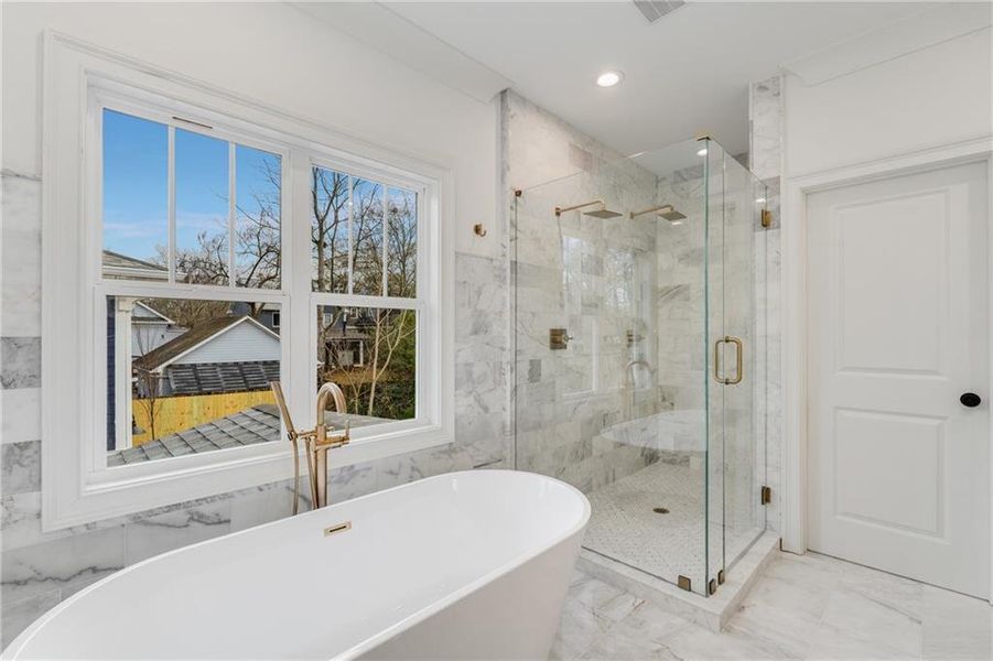 Furnished interior view inside a new home in , Atlanta (Image 38).