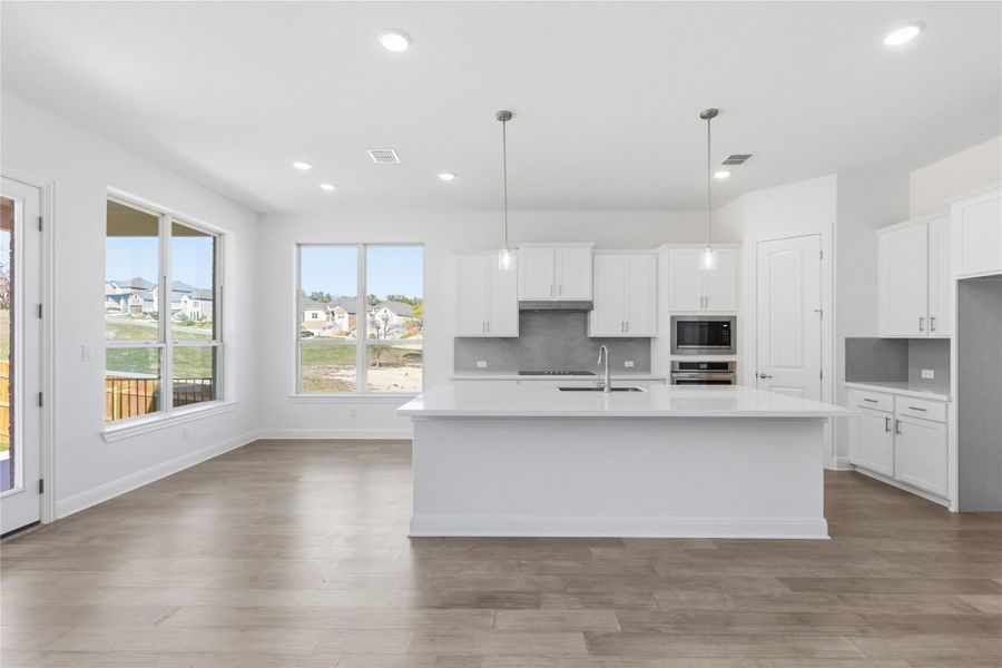 Furnished interior view inside a new home in Retreat at San Gabriel, Georgetown (Image 11).