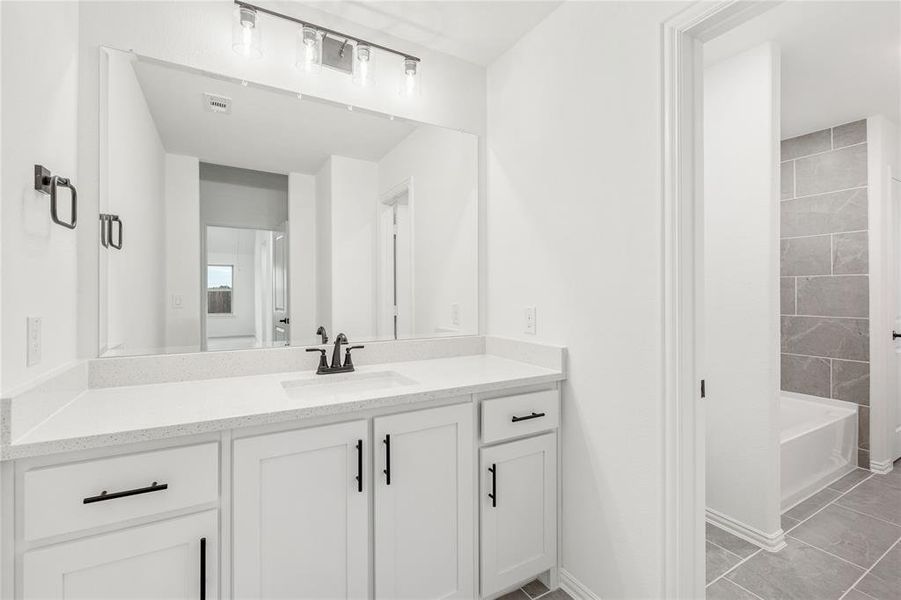 Furnished interior view inside a new home in Willow Wood, McKinney (Image 13).