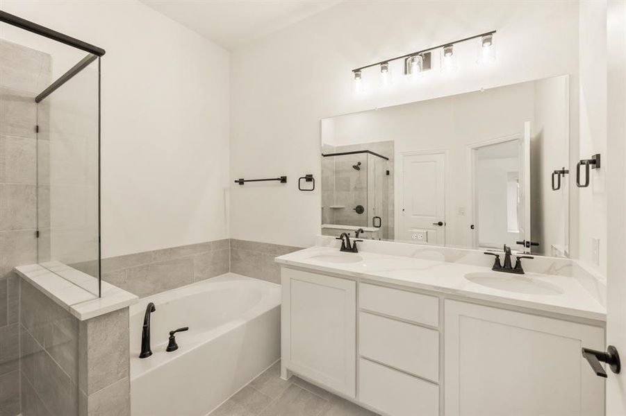 Furnished interior view inside a new home in West Crossing, Anna (Image 16).