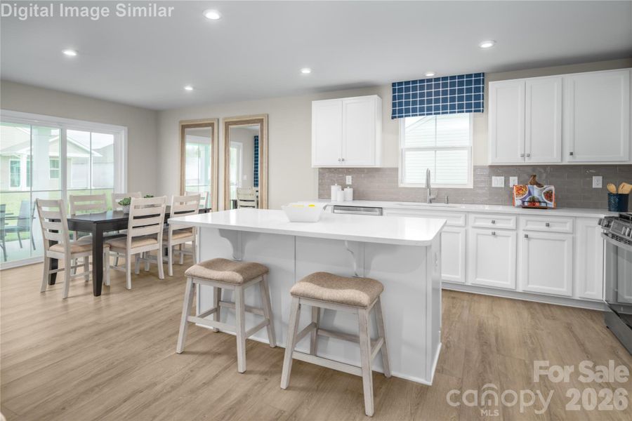 Connected Dining Space - Where Meals Bring Everyone Closer.