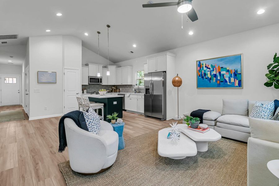Furnished interior view inside a new home in , Summerville (Image 10).