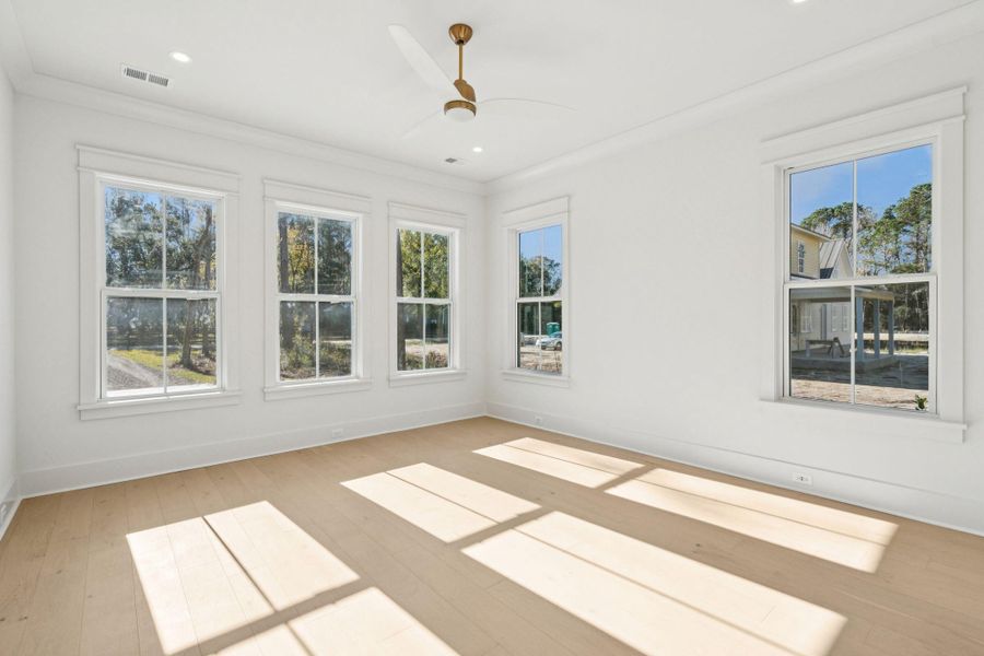 Spacious, unfurnished interior of a new home in , Awendaw (Image 56).