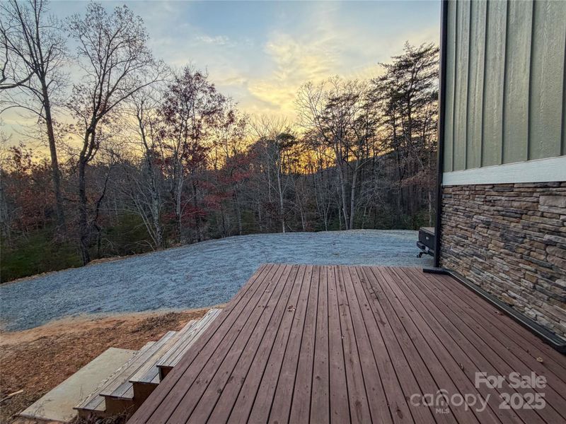 Exterior details and patio area of a home in , Lake Lure (Image 12).