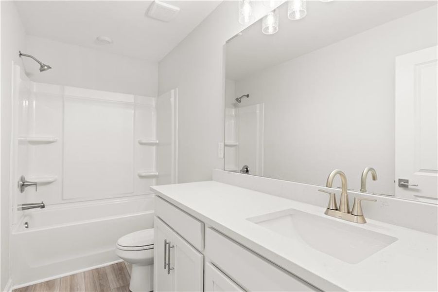 Furnished interior view inside a new home in Lake Shore, Winder (Image 9).