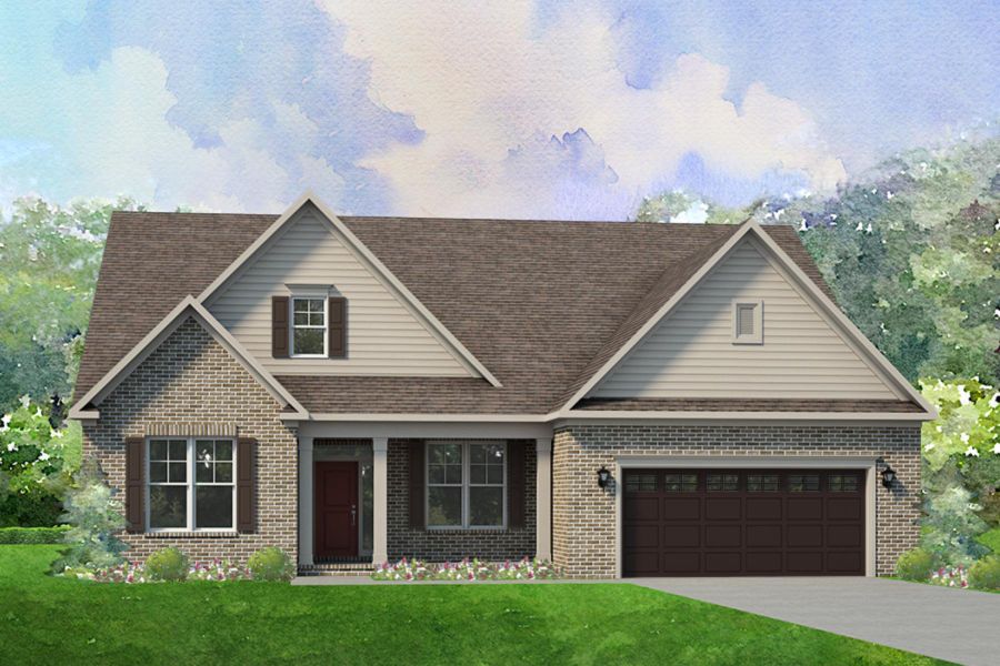 Representative exterior photo of a completed home built from the Harper by Niblock Homes in Red Hill, Concord, NC (Image 7).