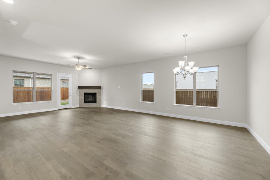 Representative unfurnished interior of a home built from the Laredo by Windsor Homes in Anna Town Square, Anna (Image 25).