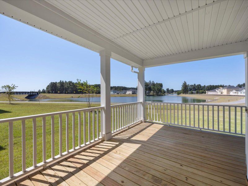 Exterior details and patio area of a home in The Coves at Lakes of Cane Bay, Summerville (Image 3). Exterior details and patio area of a home in The Coves at Lakes of Cane Bay, Summerville (Image 3).