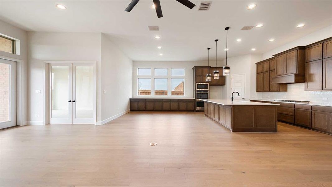 Furnished interior view inside a new home in Trinity Falls, McKinney (Image 9).