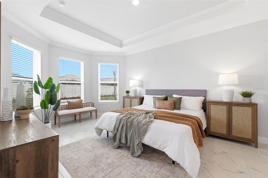 Furnished interior view inside a new home in , Wesley Chapel (Image 6).