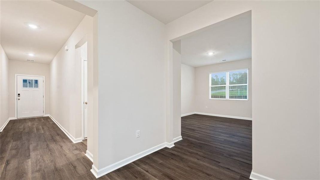 Spacious, unfurnished interior of a new home in Bridle Creek, Locust Grove (Image 23). Spacious, unfurnished interior of a new home in Bridle Creek, Locust Grove (Image 23).