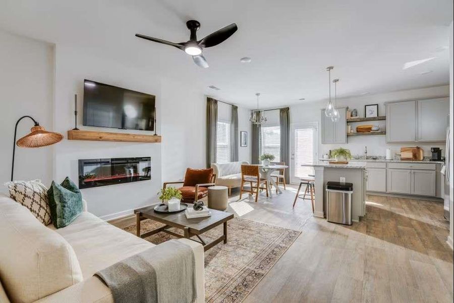 Furnished interior view inside a new home in Azalea Hills, Temple (Image 12).