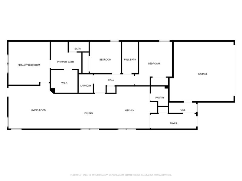 3 bedrooms, 2 bathrooms and over 1,500 square feet of living space.