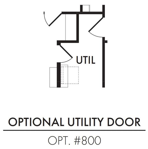 Door from Primary Closet to Utility Room Door from Primary Closet to Utility Room