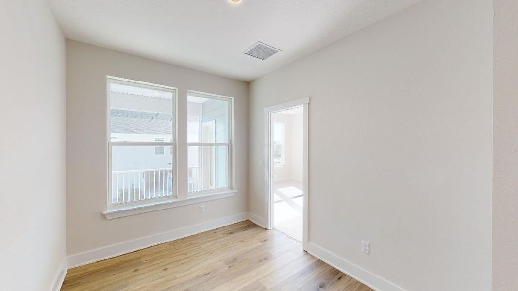Representative unfurnished interior of a home built from the Deleon - D - Townhome Series by ICI Homes in West End at Town Center, Ponte Vedra (Image 4).