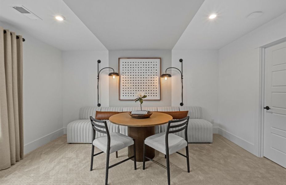 Furnished interior view inside a new home in Olmsted, Huntersville (Image 53). Furnished interior view inside a new home in Olmsted, Huntersville (Image 53).