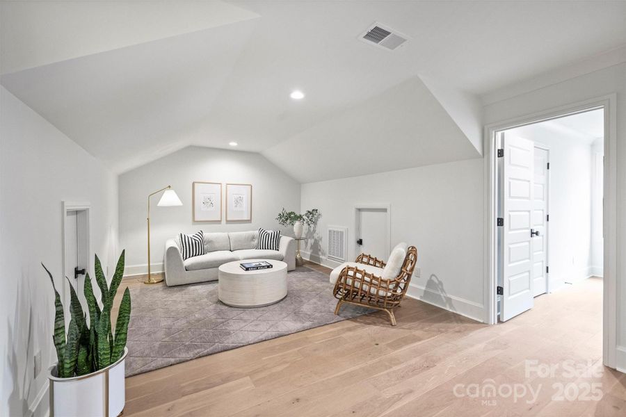 Furnished interior view inside a new home in , Charlotte (Image 8).