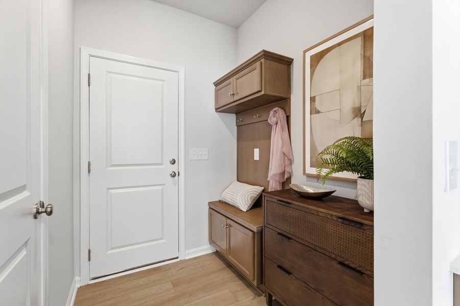 Furnished interior view inside a new home in Nichols Landing, Charlotte (Image 20). Furnished interior view inside a new home in Nichols Landing, Charlotte (Image 20).