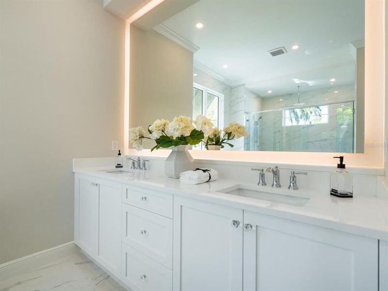 Furnished interior view inside a new home in , Sarasota (Image 8).