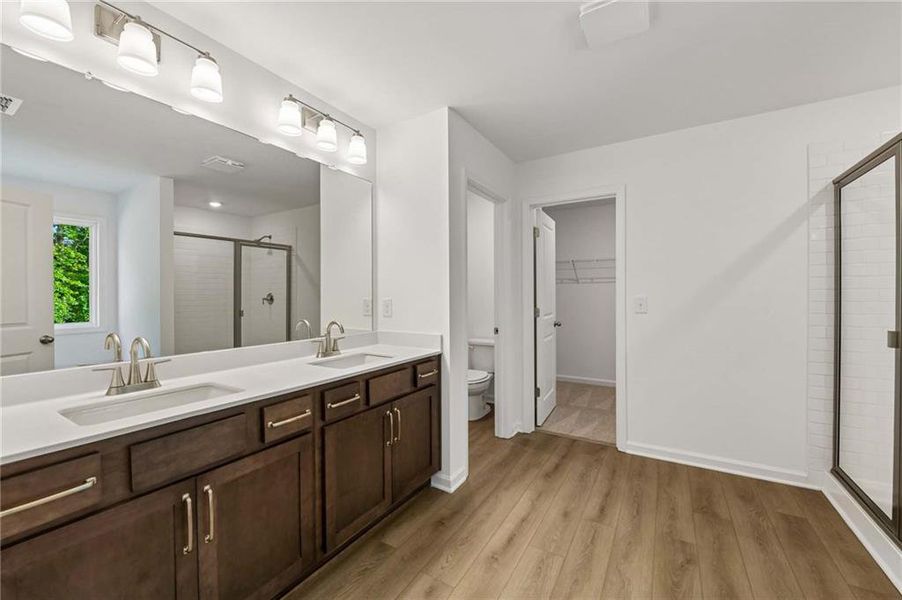 Furnished interior view inside a new home in The Estates at Casteel, Bethlehem (Image 6).