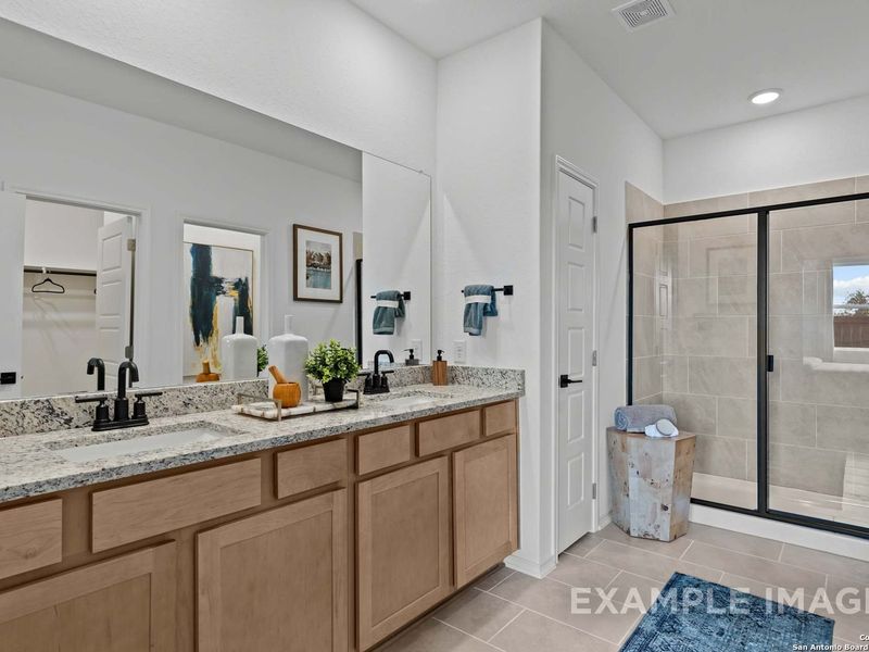 Furnished interior view inside a new home in Bricewood, San Antonio (Image 11).