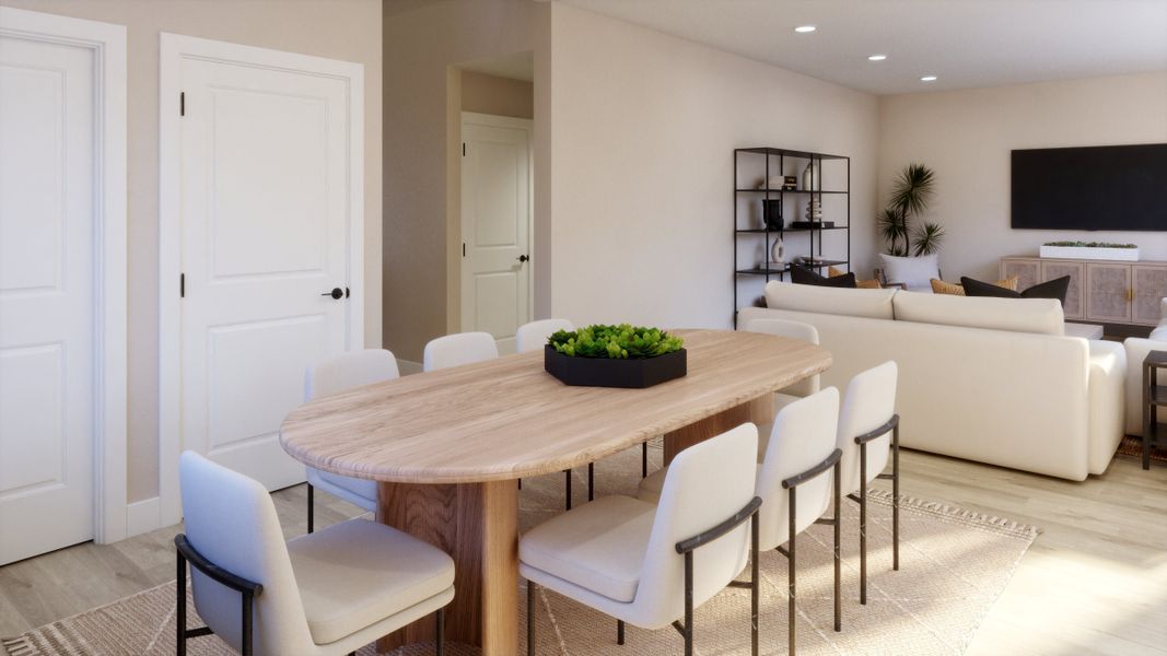 Representative furnished interior of a home built from the Skylark by Trumark Homes in Trumark Homes at Tanterra, Parker (Image 5).