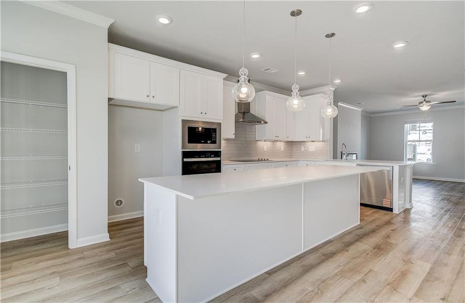 Furnished interior view inside a new home in Silverock, McDonough (Image 6).