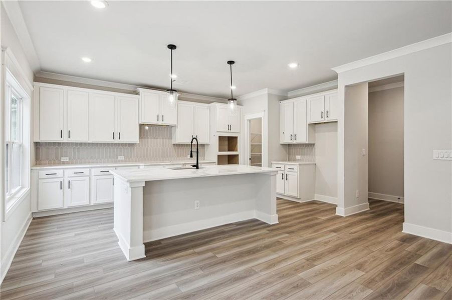 Furnished interior view inside a new home in Rosewood Lake Estates, Hoschton (Image 7).