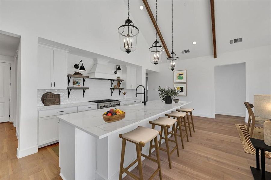 Furnished interior view inside a new home in Kreymer at the Park, Wylie (Image 17). Furnished interior view inside a new home in Kreymer at the Park, Wylie (Image 17).