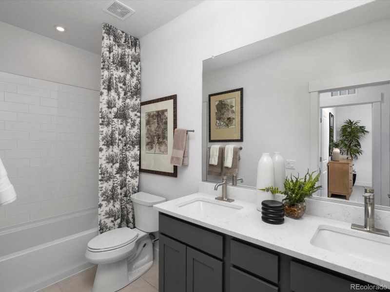 Furnished interior view inside a new home in Jackson Creek, Monument (Image 24).