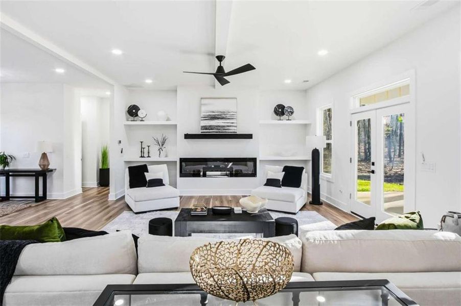 Furnished interior view inside a new home in , Winston (Image 43).