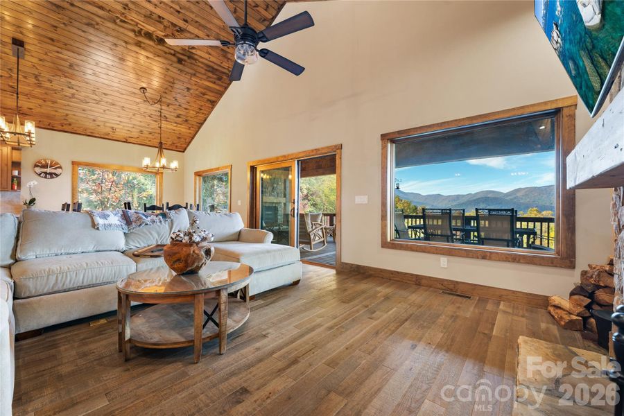 Furnished interior view inside a new home in , Waynesville (Image 17).