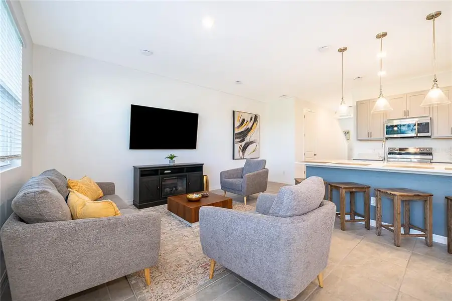 Furnished interior view inside a new home in , Davenport (Image 8).