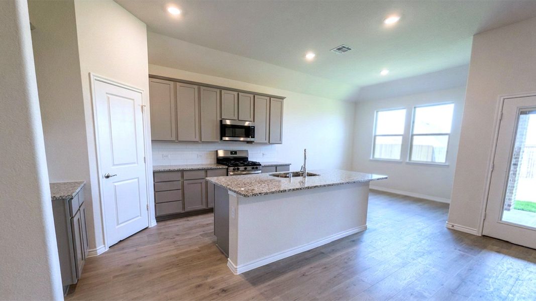 Furnished interior view inside a new home in Lakewood Trails, Forney (Image 5). Furnished interior view inside a new home in Lakewood Trails, Forney (Image 5).