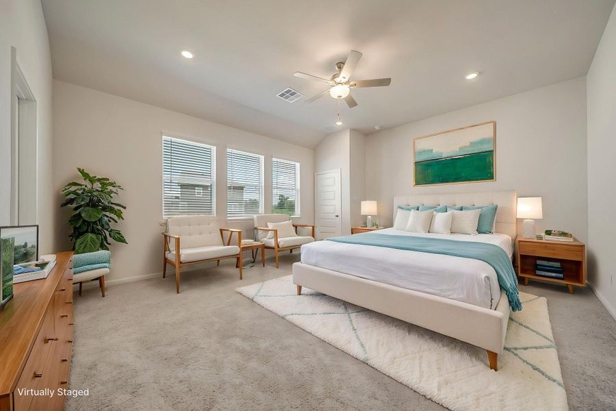 Virtually Staged Owner's Retreat