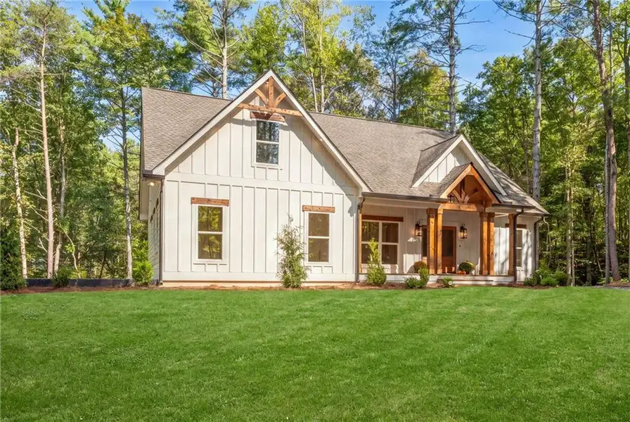 Exterior details and patio area of a home in , Dahlonega (Image 35).
