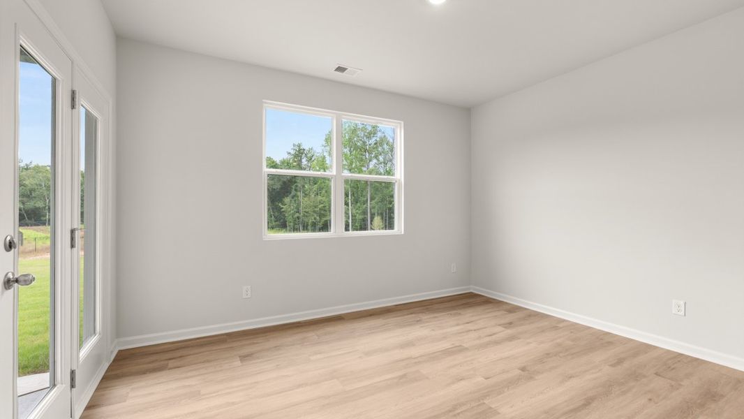 Representative unfurnished interior of a home built from the Denton by D.R. Horton in Grandview at Lanier, Dawsonville (Image 14). Representative unfurnished interior of a home built from the Denton by D.R. Horton in Grandview at Lanier, Dawsonville (Image 14).