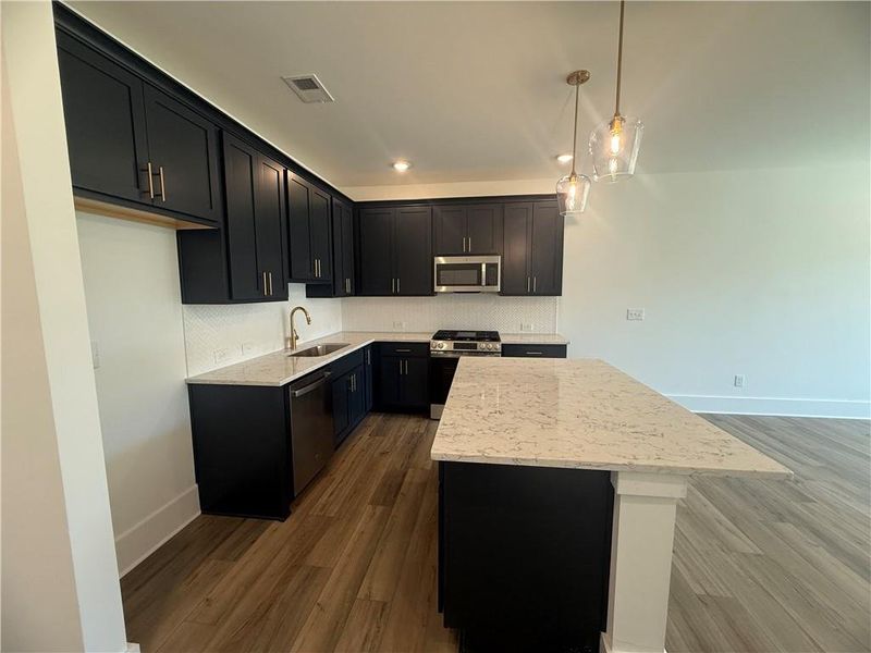 Furnished interior view inside a new home in Park Vue, Atlanta (Image 7). Furnished interior view inside a new home in Park Vue, Atlanta (Image 7).