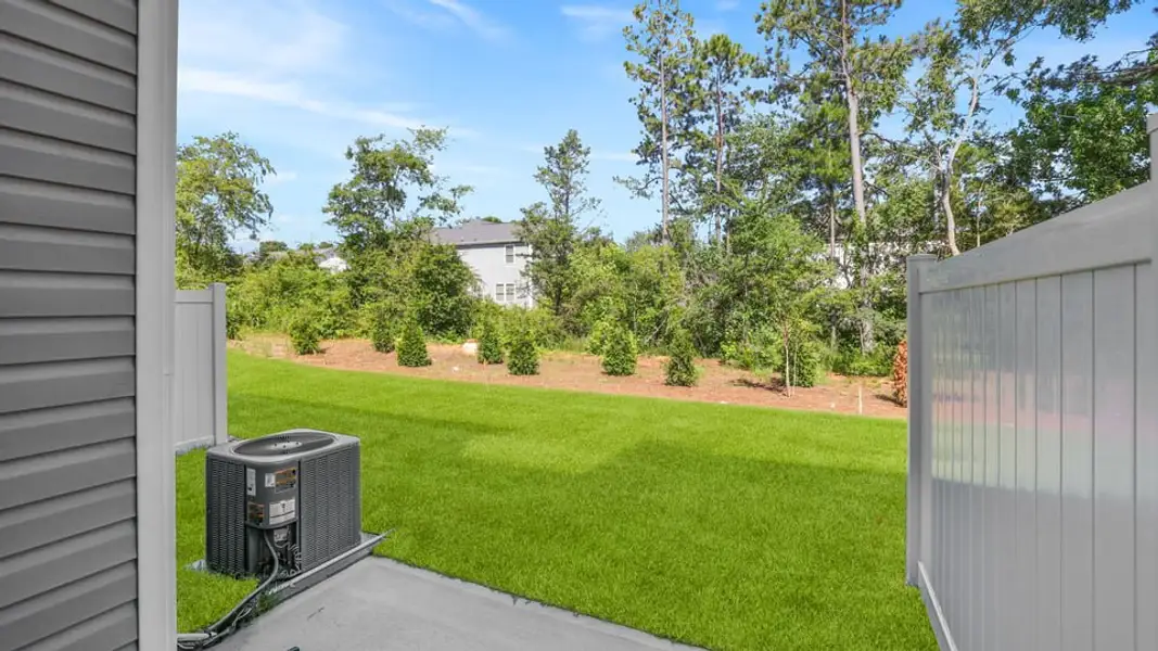 Exterior details and patio area of a home in Ken's Crossing, Moore (Image 21).