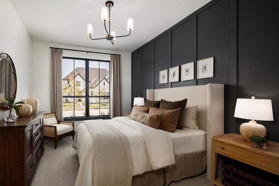 Furnished interior view inside a new home in Light Farms Graham/Reagan, Celina (Image 19).