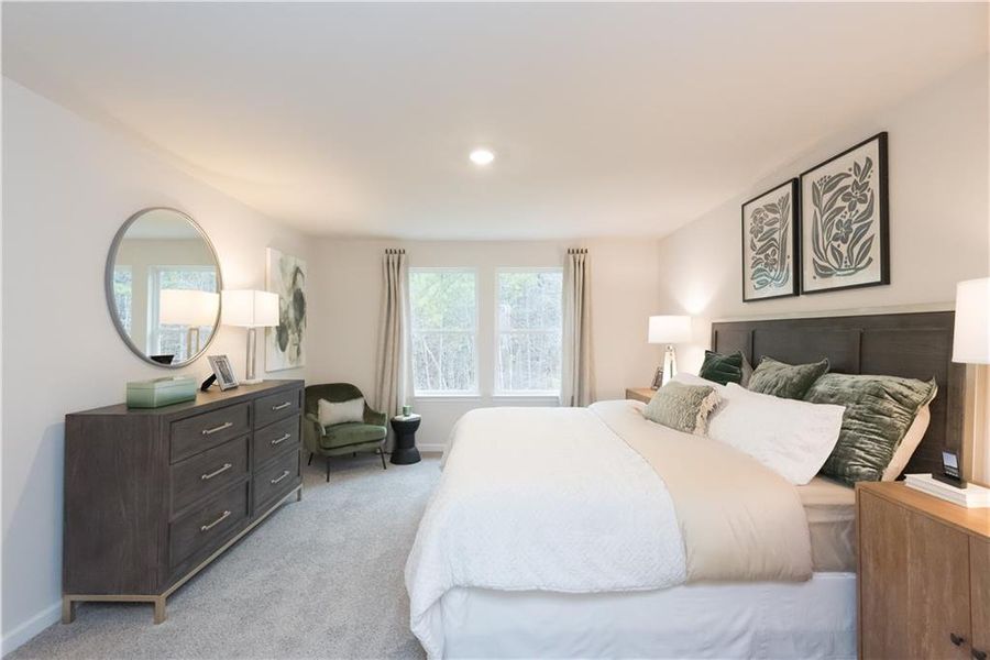 Furnished interior view inside a new home in , Braselton (Image 7).