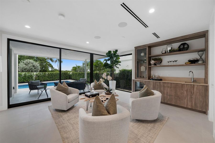 Furnished interior view inside a new home in , Fort Lauderdale (Image 21).