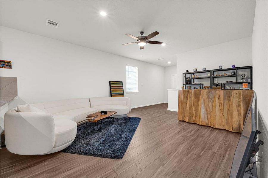 Furnished interior view inside a new home in River's Edge, Conroe (Image 10).